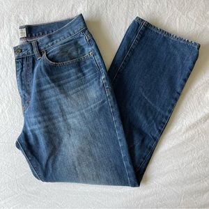 J. Crew Slim Straight Jeans in Medium Blue Wash